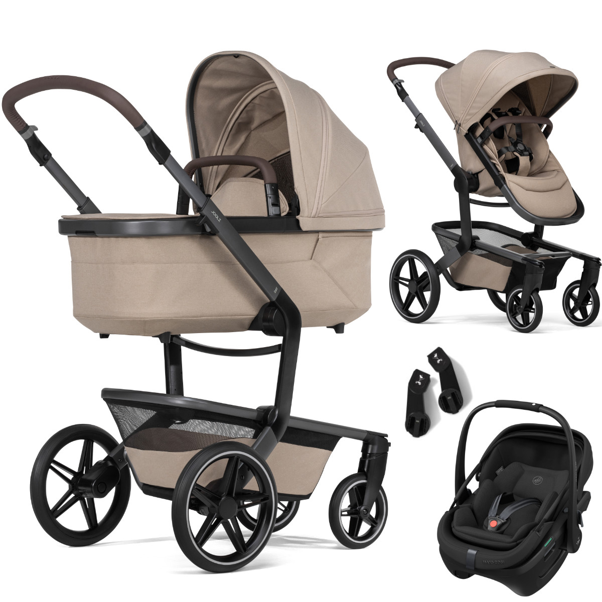 Joolz Day5 Pram Set 3 in 1 Including Maxi-Cosi Coral Slide Pro