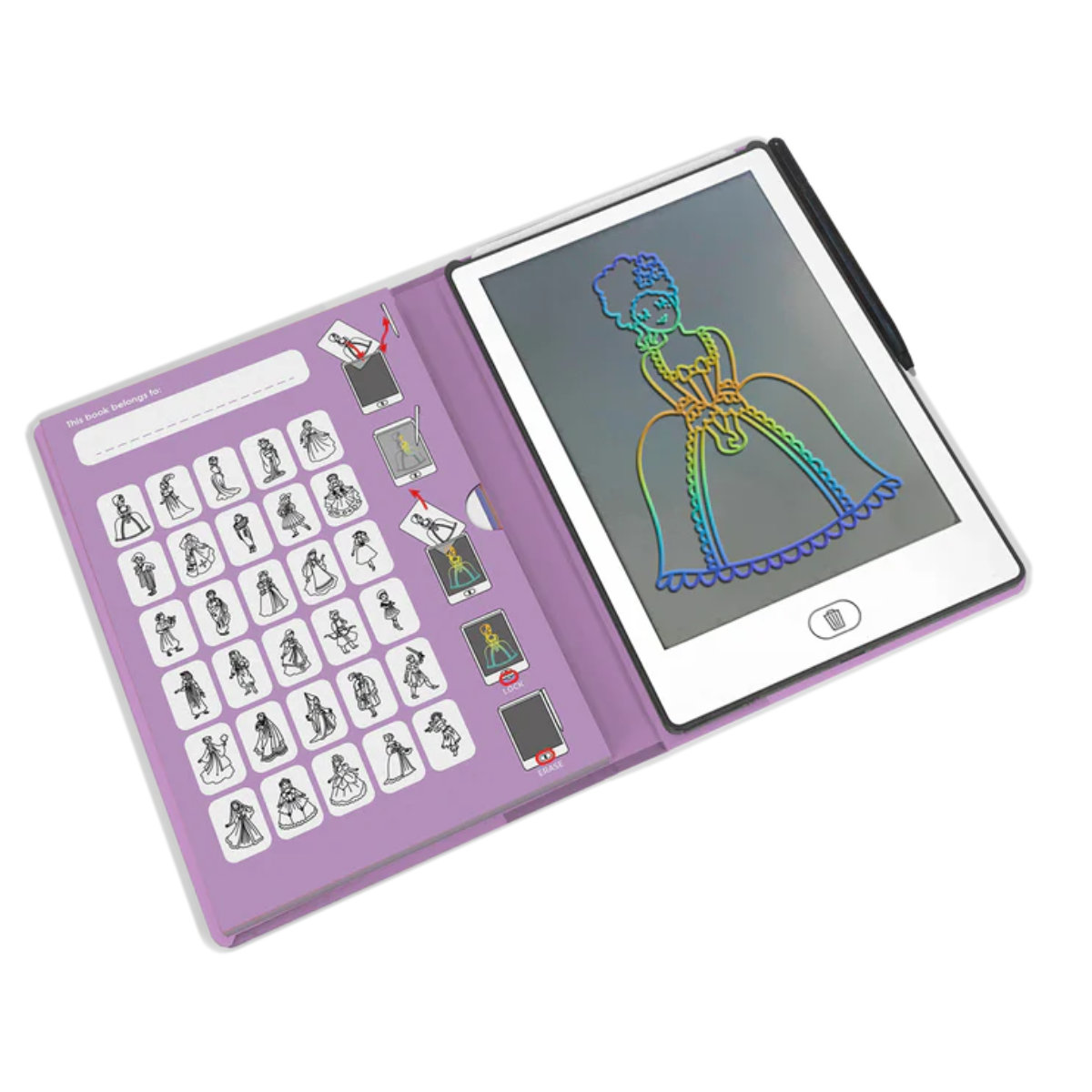 Kidywolf Kidydraw Mini Drawing Tablet – 30 Drawings