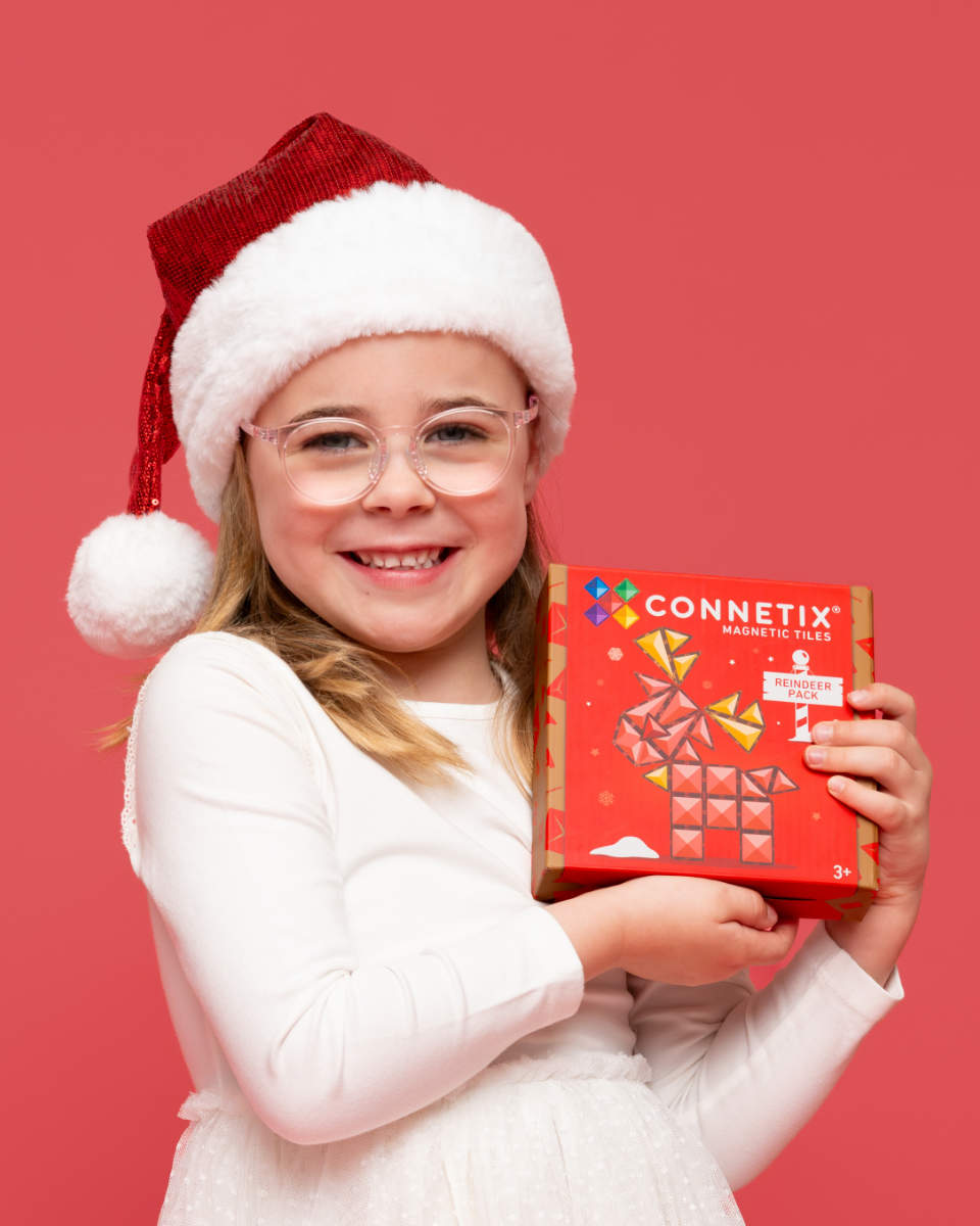 Connetix Magnetic Tiles Christmas Reindeer Set – 25 Pieces