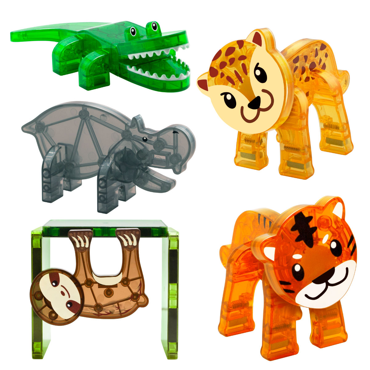 Magna-Tiles Jungle Animals – 25 Pieces