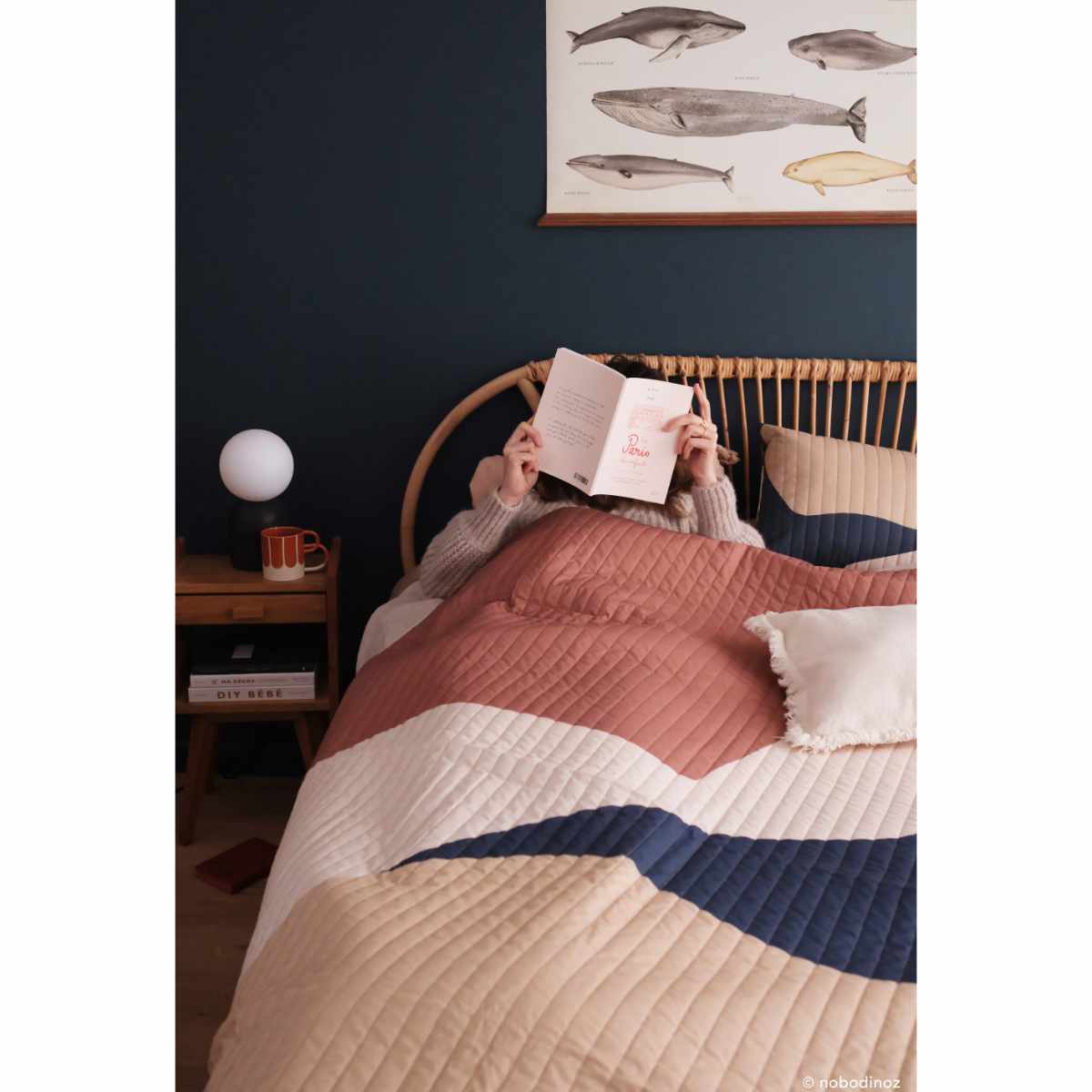 Nobodinoz LANDSCAPE Single Bed Quilt 142x235 cm