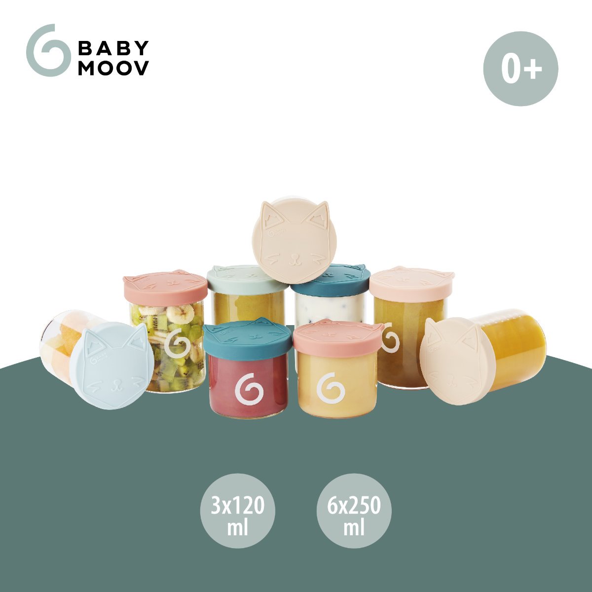Babymoov Isy Bowls Storage Pots