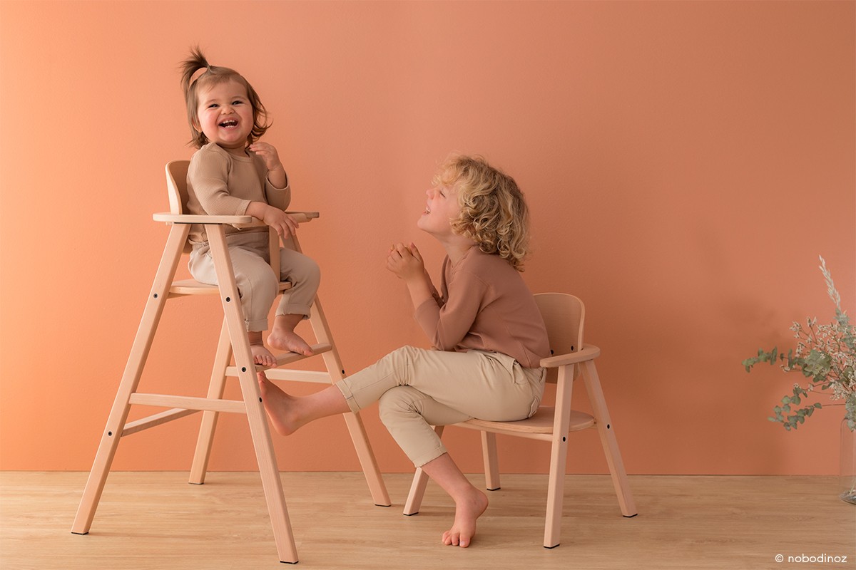 Nobodinoz GROWING GREEN Evolving 2 in 1 High Chair & Child's Chair