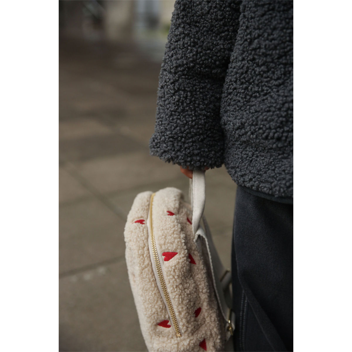 Studio Noos Teddy Hearts Mini Backpack