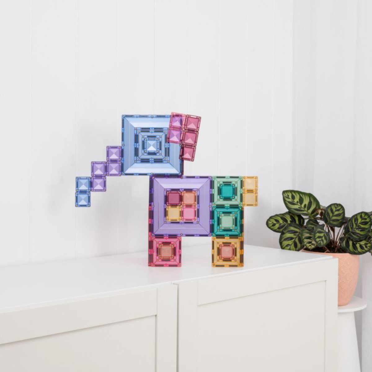 Connetix Magnetbausteine Pastel Portal Pack – 48 Teile