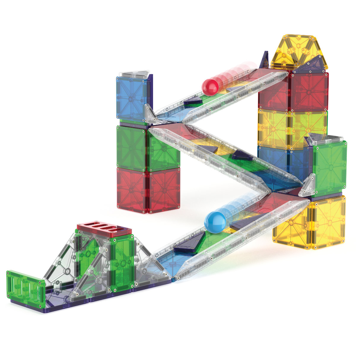 Magna-Tiles Rail Racers Deluxe – 90-Piece