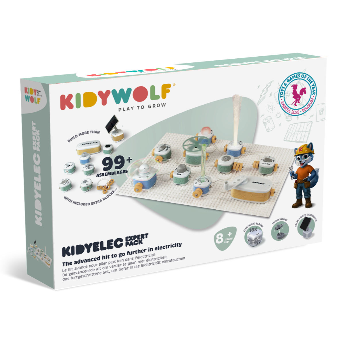 Kidywolf KIDYELEC Expert Pack Verpackung - schräge Ansicht
