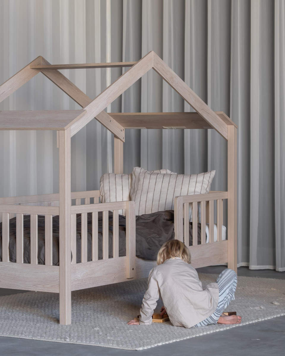 Quax Chalet Hausbett 90x200 cm - Jugendbett & Kinderbett