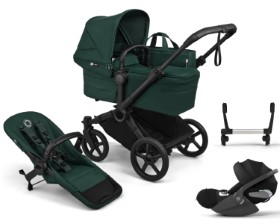 Cybex Kinderwagen Set in Dunkelgrün - schräge Ansicht