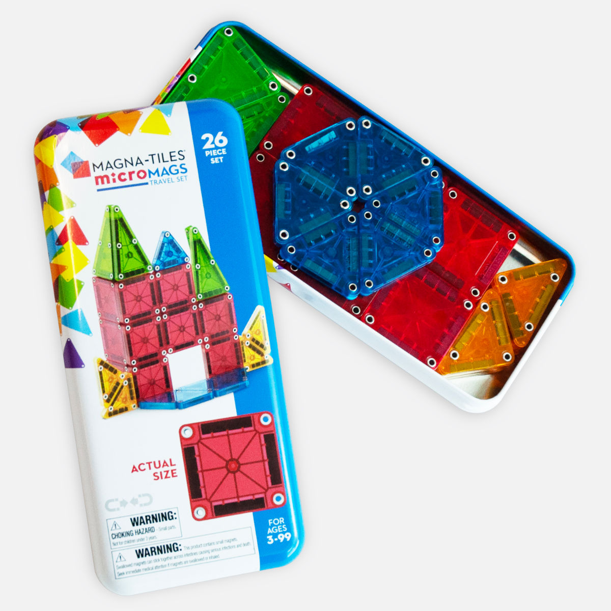 Magna-Tiles microMAGS Travel Set - 26 Pieces