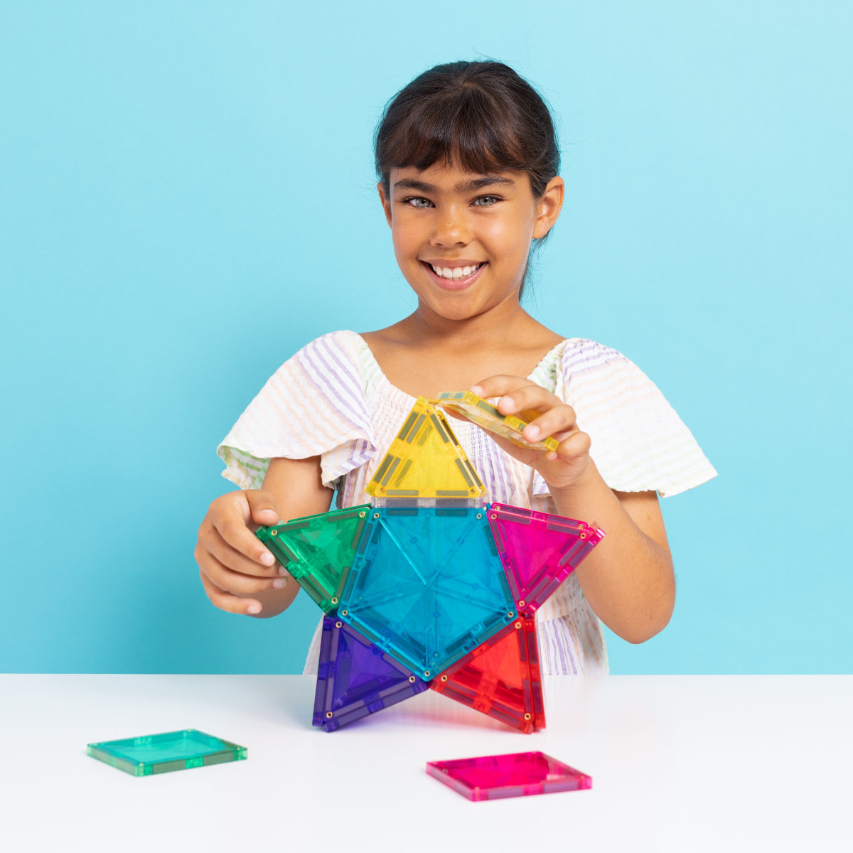 Connetix Magnetbausteine Light Up Star Pack – 28 Teile