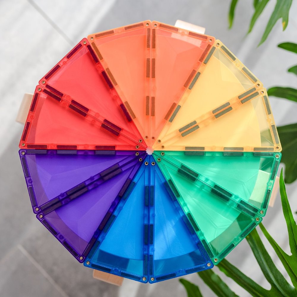 Connetix Magnetbausteine Set - Rainbow Geometry - 30 Teile