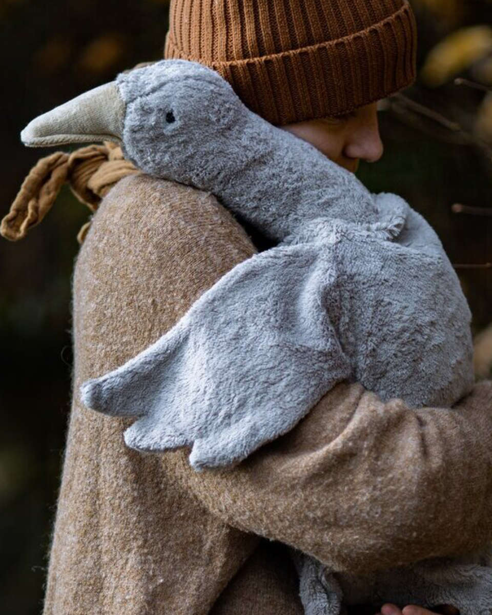 Senger Naturwelt Large Goose – Soft Toy & Heat Pad, 80 cm