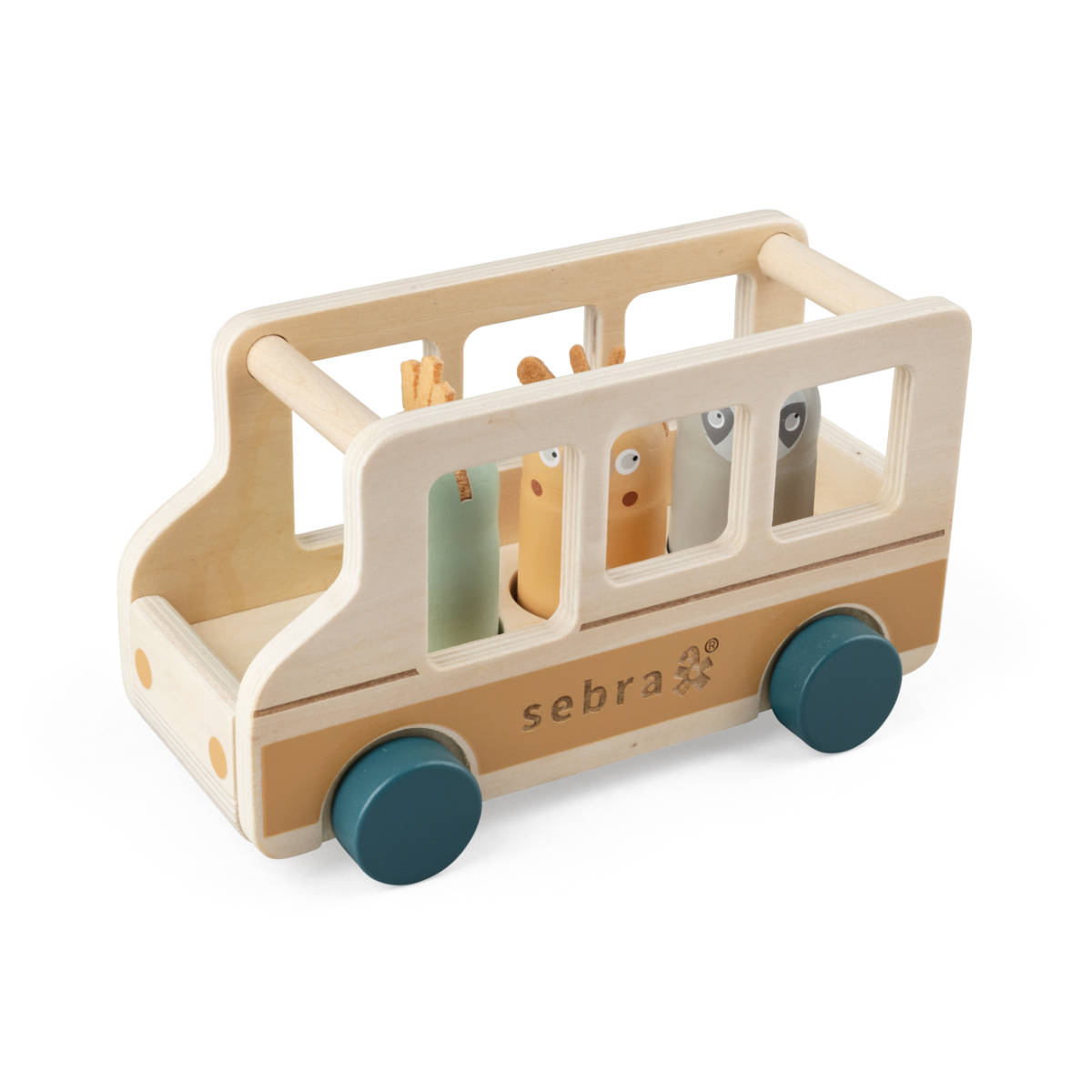 Sebra Bus aus Holz