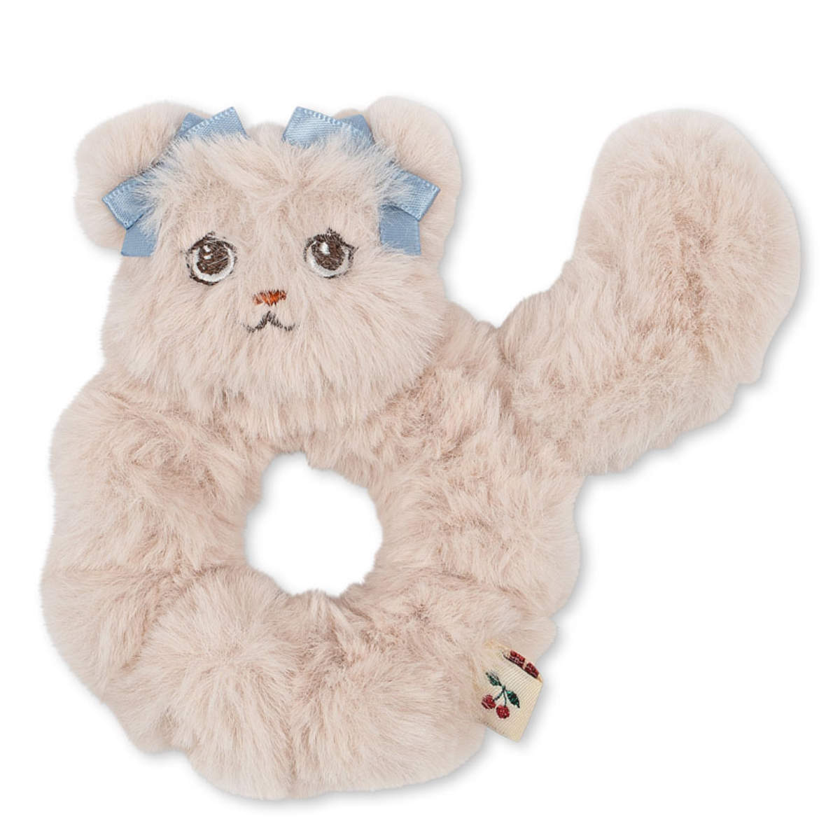 Konges Sløjd Kitty Flausch-Haargummi in Beige - Vorderansicht