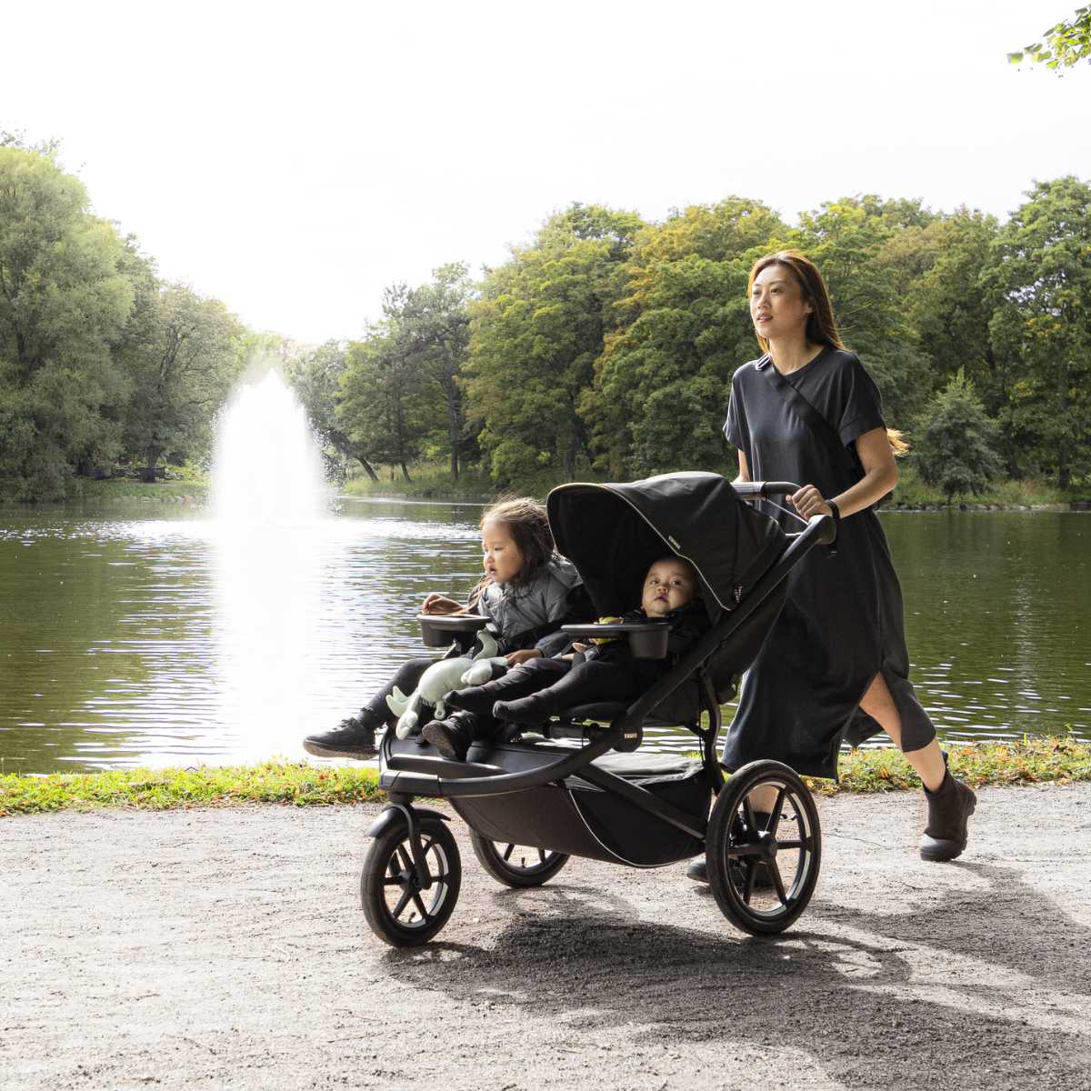 Thule Urban Glide 3 Double Geschwisterwagen Set 5 in 1