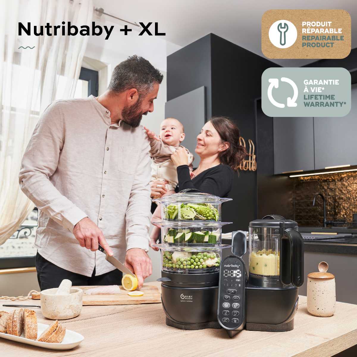 Babymoov Nutribaby(+) XL 6-in-1 Babynahrungszubereiter