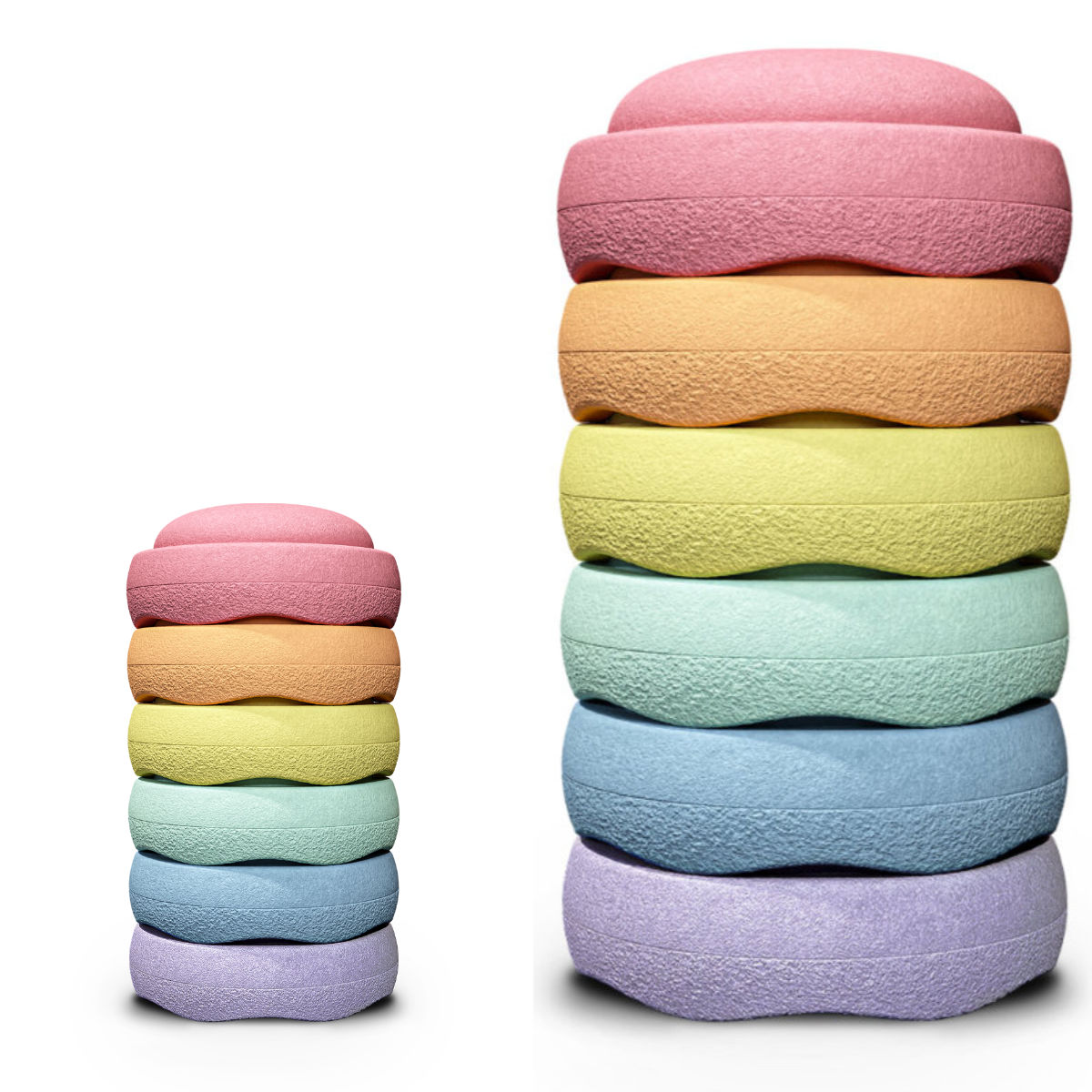 Stapelstein Mini Rainbow Pastel 6 Stk.