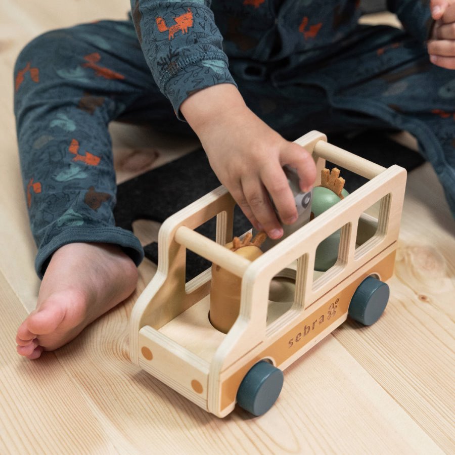 Sebra Bus aus Holz