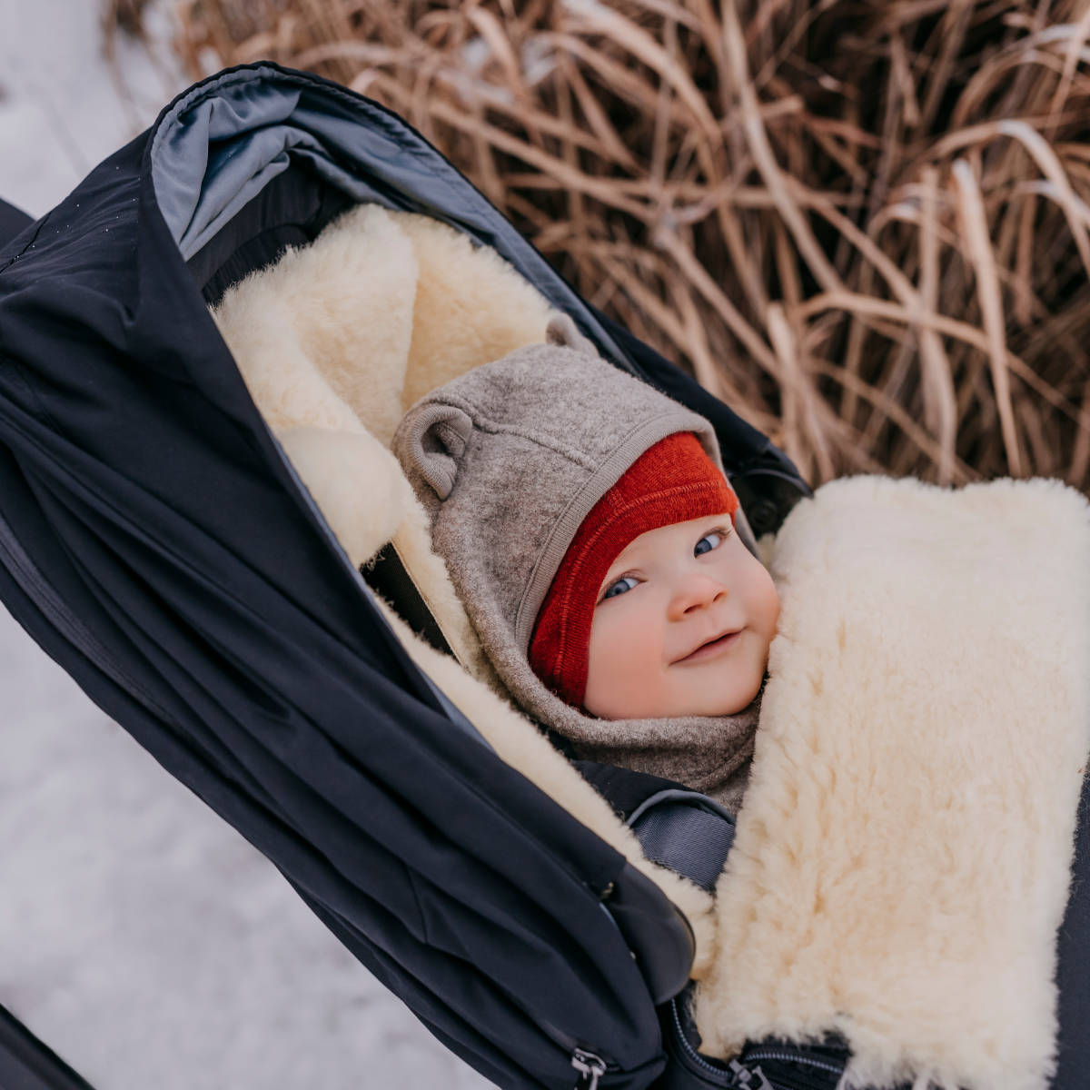 Kaiser Sheepskin Footmuff Love the Nature