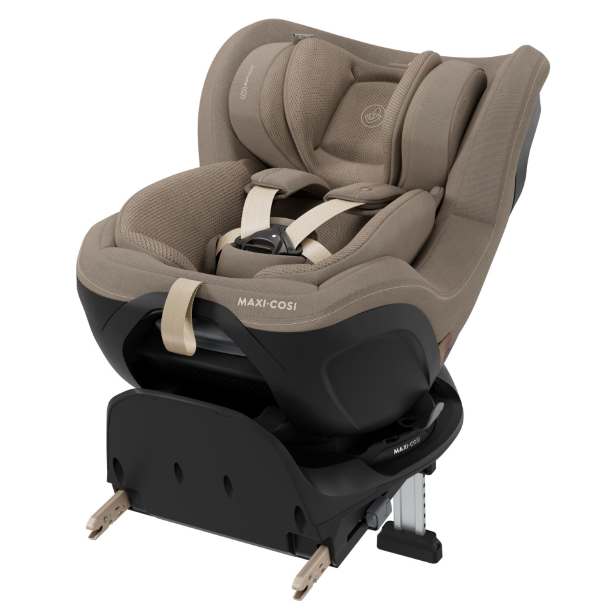 Maxi-Cosi Babyschale in Braun - schräge Ansicht
