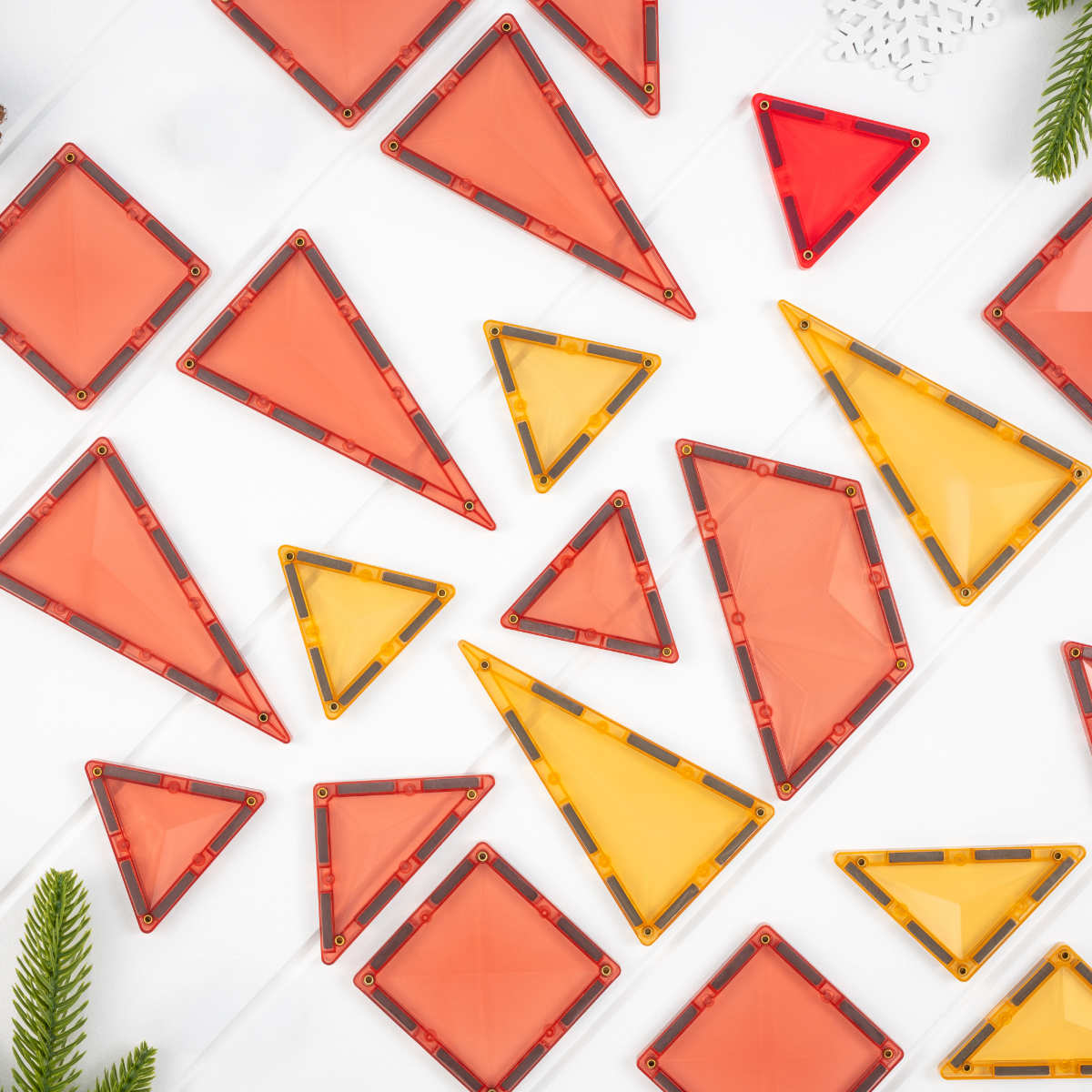 Connetix Magnetic Tiles Christmas Reindeer Set – 25 Pieces