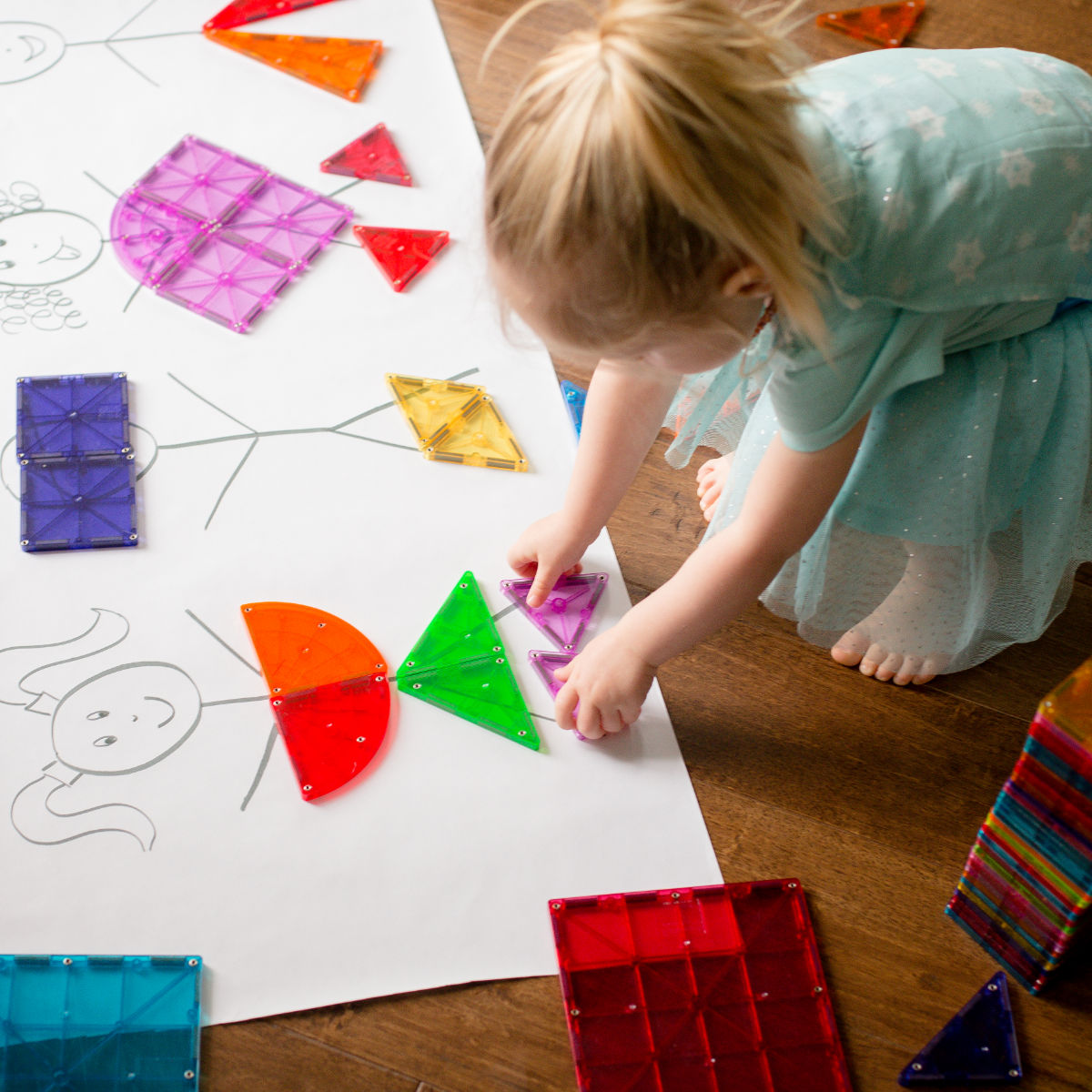 Magna-Tiles Metropolis – 110 Teile