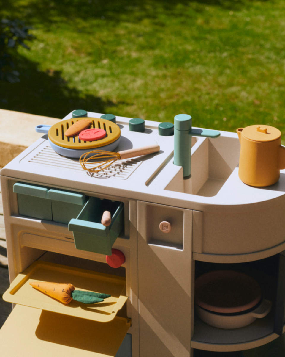 Liewood Elio Silicone Play Kitchen Set, 7-Piece