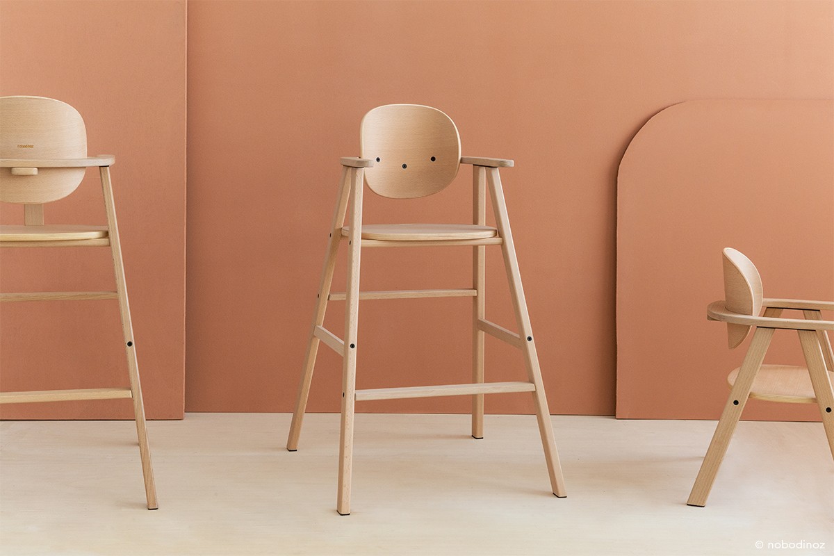Nobodinoz GROWING GREEN Evolving 2 in 1 High Chair & Child's Chair