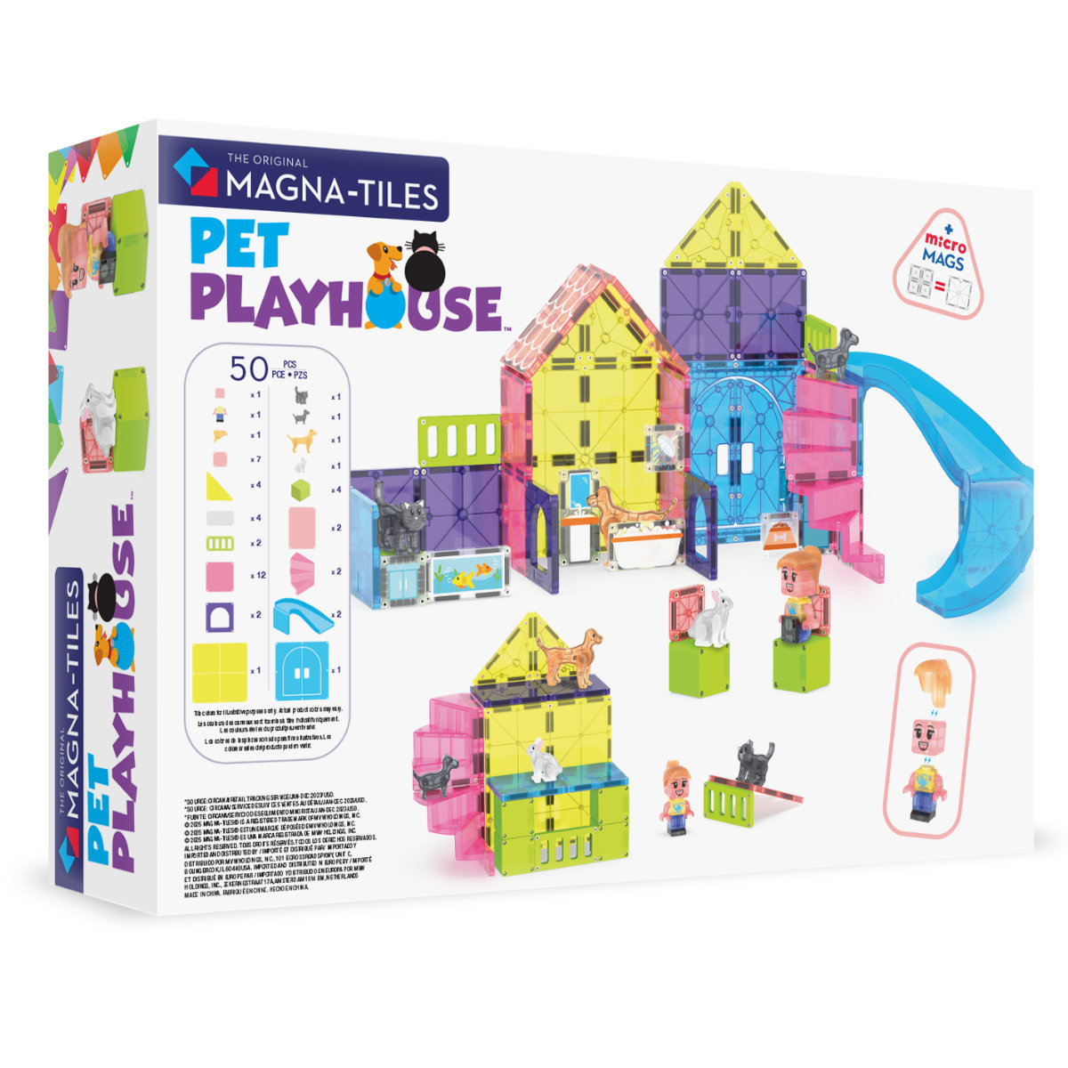 Magna-Tiles Pet Playhouse – 50 Teile