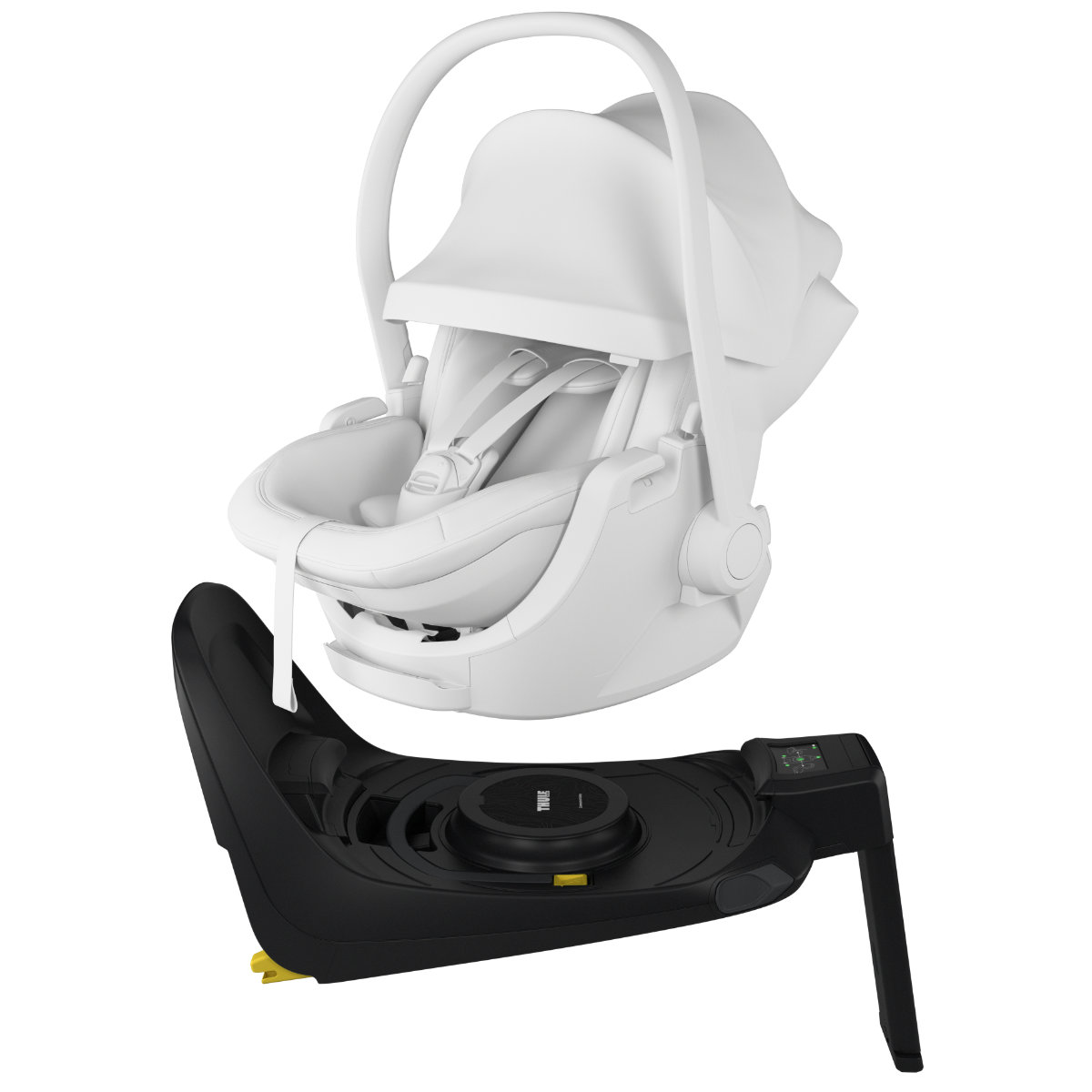 Thule Alfi Connect ISOFIX Basisstation in Schwarz - Seitenansicht