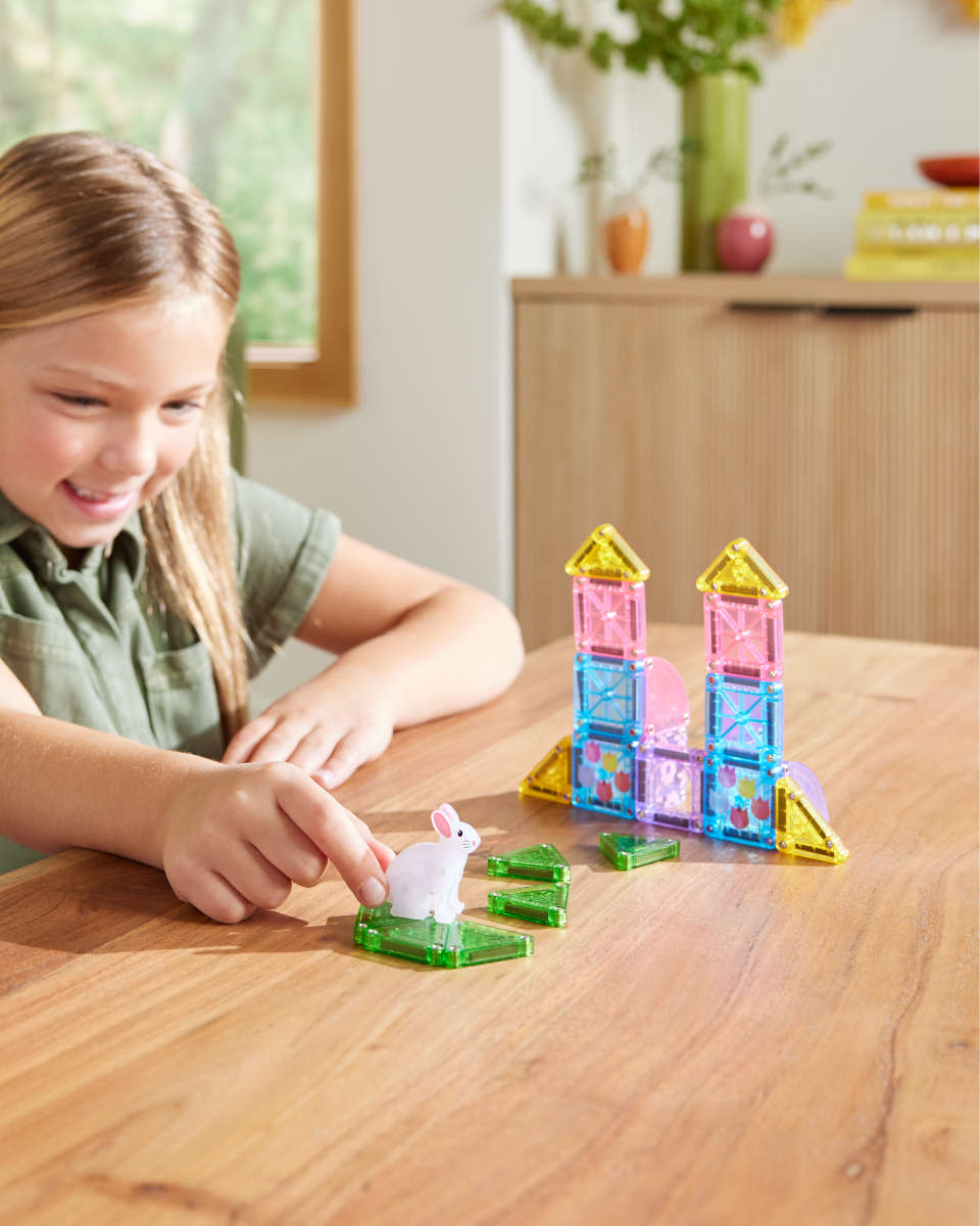 Magna-Tiles microMAGS Spring Garden Reiseset - 24 Teile