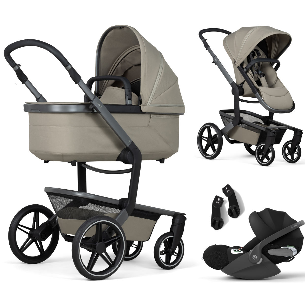 Joolz Day5 Kinderwagen Set 3 in 1 inkl. Cybex Cloud T i-Size Babyschale