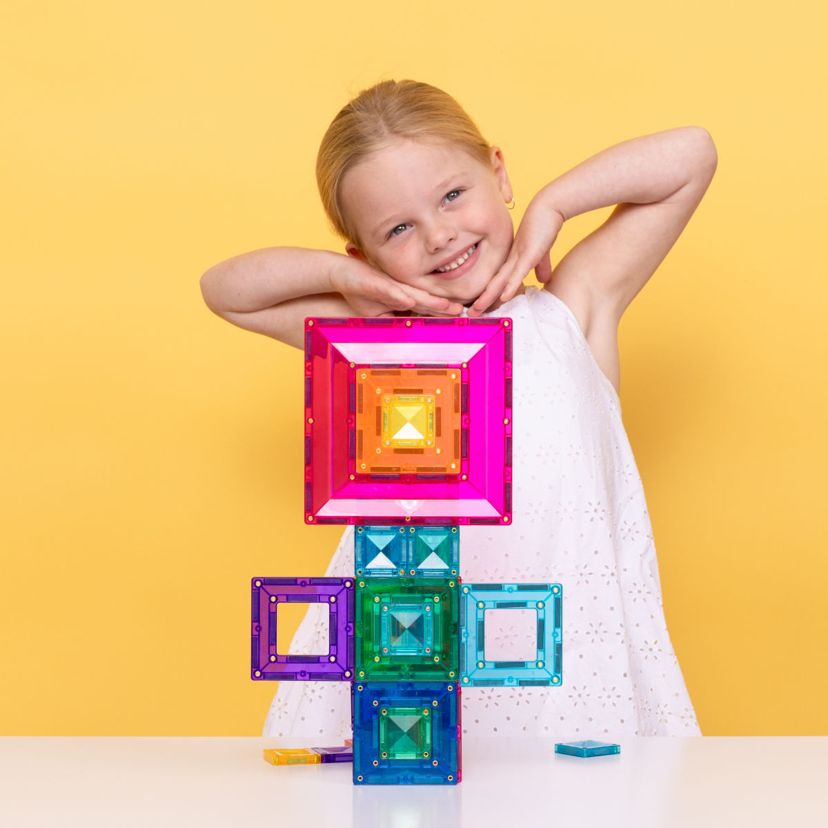 Connetix Magnetbausteine Bright Portal Pack – 48 Teile