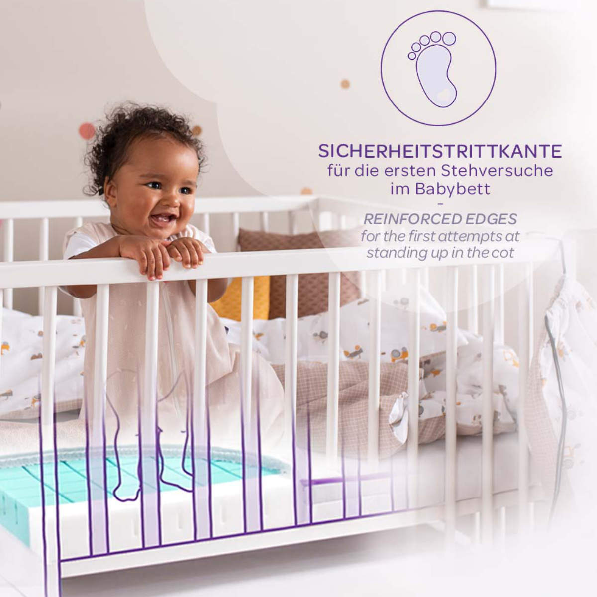 Träumeland Premium Baby and Children's Mattress Brise, 60x120 / 70x140 cm