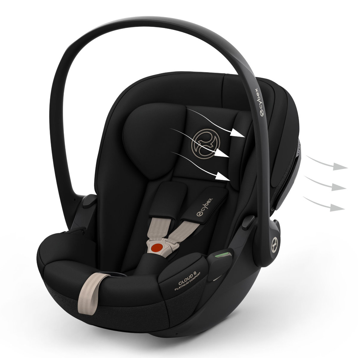 Cybex Cloud S i-Size Infant Car Seat (40–87 cm) incl. Base S