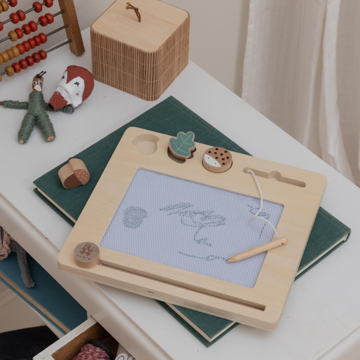 Sebra Magnetic Drawing Board, 100% FSC Certified